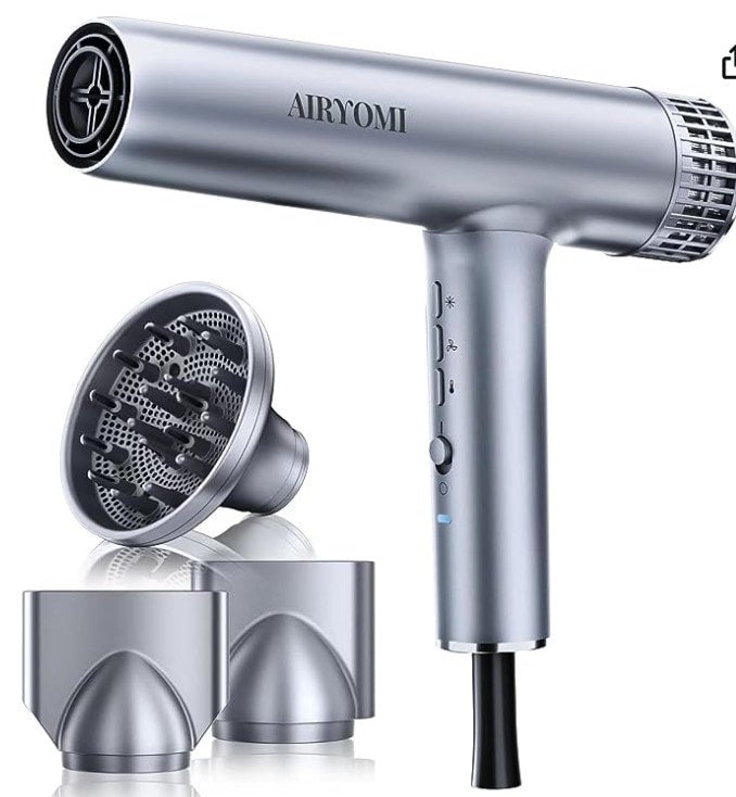 AIRYOMI Hair Dryer,Professional Brushless Motor Ionic Hair Blow Dryer
